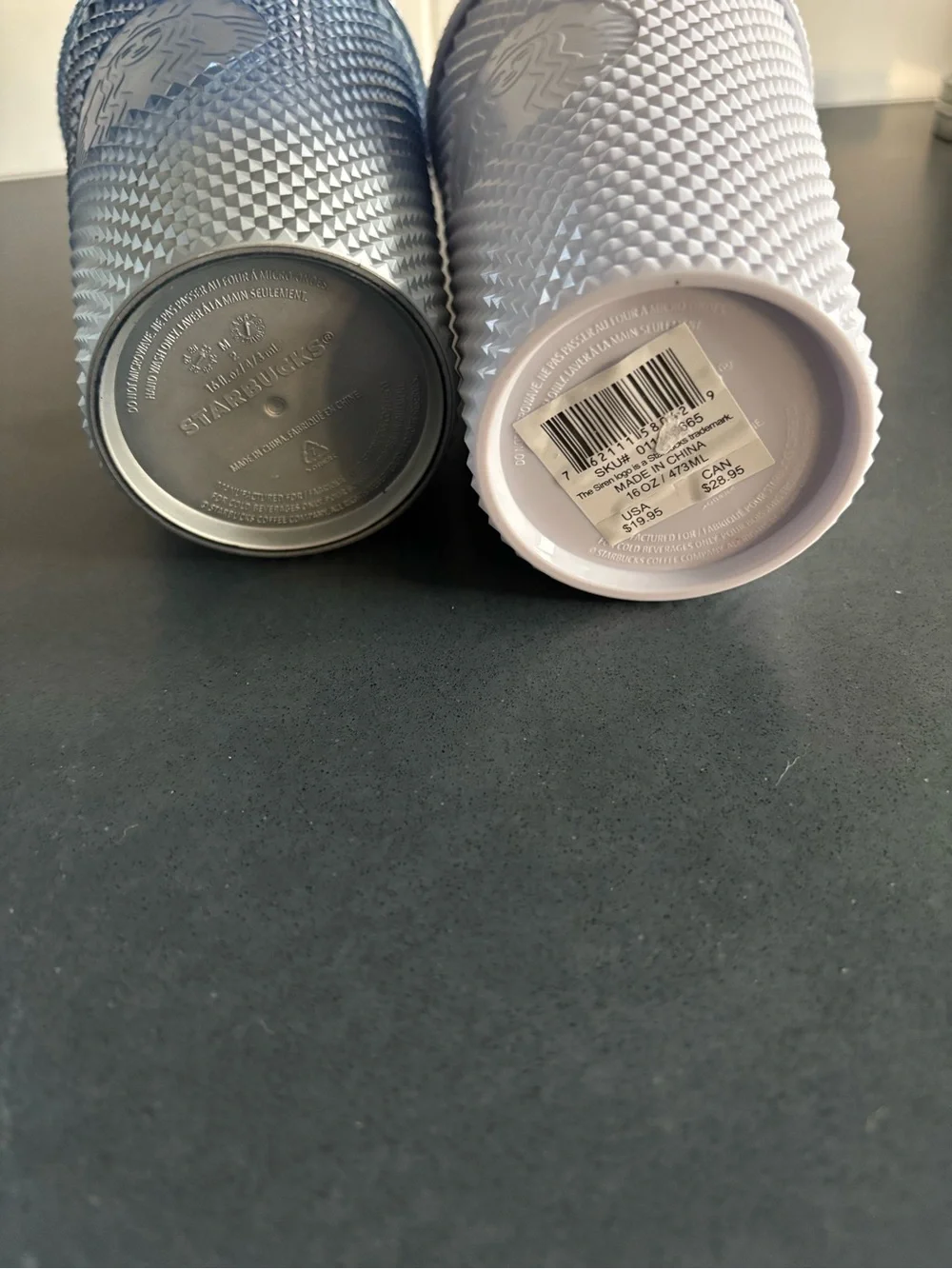 Pair Starbucks 16oz cold tumblers